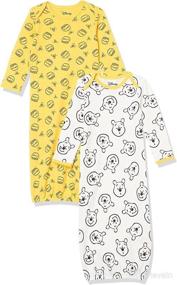 img 3 attached to 👶 Adorable and Convenient Amazon Essentials Disney, Star Wars Unisex Babies' Sleeper Gowns in Multipacks