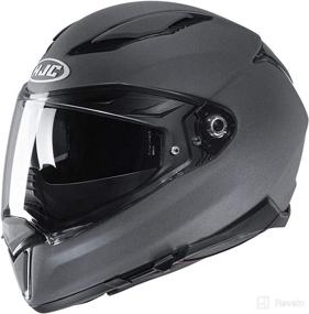 img 1 attached to Stay Safe and Stylish with HJC Helmets Flip-up F70 Helmet