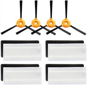 img 3 attached to Enhance Your Ecovacs DEEBOT N79/N79S: Get BettaWell Replacement Filter & Side Brush Accessory Kit Today!