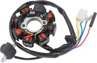 🔌 trkimal ignition stator magneto 5 wire ac 8 pole coil for gy6 engine - fits scooters, mopeds, atvs, dune buggies, and go karts логотип