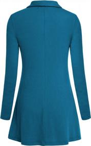 img 3 attached to Stay Stylish This Fall With Ouncuty Women'S Long Sleeve Button-Down Tops