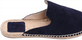 img 2 attached to U-Lite Women'S Simple Mule Breathable Flat Espadrilles Shoes, Pure Color Mules