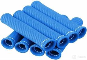 img 2 attached to 8Pcs 2500° Spark Plug Wire Boots Protector Sleeve Heat Shield Cover For LS1/LS2 (Blue)