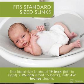img 1 attached to Puj Flyte Compact Infant Bathtub: Stylish & Convenient Bathing Essential for Newborns and Infants - Perfect for Home and Travel!