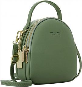 img 4 attached to Women'S Aeeque Mini Backpack Purse: Crossbody Phone Bag, Wallets & Handbags Clutch!