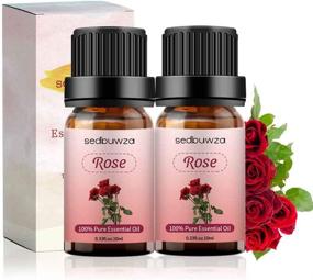 img 4 attached to 🌹 Premium 2-Pack Rose Essential Oil Set - Pure & Natural for Aromatherapy, Massage, Skin Care, Soap Making - 2x10mL (Rose Oil)