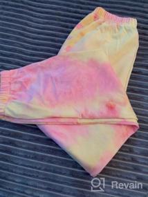 img 5 attached to Greatchy Kids Girls Tie Dye Sweatpants: Trendy Joggers with Pockets for Sporty Style