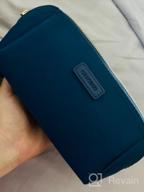 img 1 attached to Grey CHICECO Cosmetic Pouch Clutch - Handy Makeup Bag For On-The-Go Glamour! review by Freddie Newton