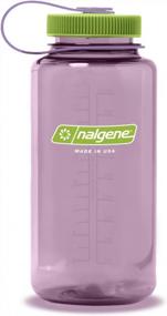 img 4 attached to Бутылка для воды Nalgene Sustain на 32 унции из тритана, не содержащая бисфенол-А, с 50% пластиковыми отходами, с широким горлышком