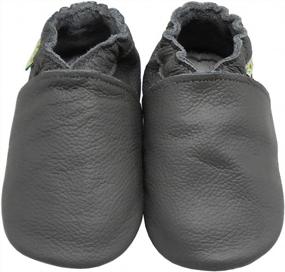 img 1 attached to SAYOYO Baby Leather Shoes: Soft-Soled Prewalkers For Infants And Toddlers