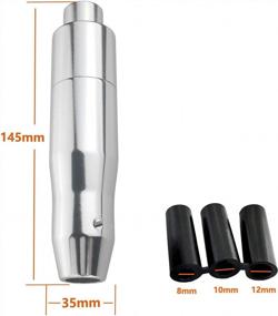 img 1 attached to Silver Automatic Shift Knob - Aluminum Alloy Shifter Lever Handle Fits Most Auto Transmissions | Lunsom