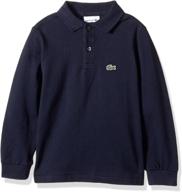 lacoste sleeve classic solid pique boys' clothing : tops, tees & shirts logo