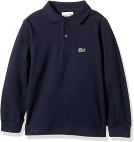 img 1 attached to Lacoste Sleeve Classic Solid Pique Boys' Clothing : Tops, Tees & Shirts