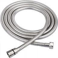 extra long shower hose - 8ft stainless steel replacement hose for handheld shower heads by homeideas logo