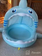 img 1 attached to 43 Inch Baby Shark Canopy Pool: Perfect Inflatable Play Center For Girls, Boys, And Toddlers To Enjoy Summer Water Fun And Baby Swimming review by Lee Rodriguez