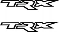 матовые черные виниловые наклейки shenwinfy для dodge ram dakota rebel trx - набор из 2, 22,5-дюймовых боковых наклеек для грузовиков для ram trx логотип