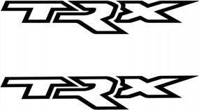 img 4 attached to Матовые черные виниловые наклейки Shenwinfy для Dodge RAM Dakota Rebel TRX - набор из 2, 22,5-дюймовых боковых наклеек для грузовиков для RAM TRX
