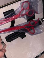 картинка 1 прикреплена к отзыву TIJERAS Профессиональный Салон Стрижка Волос Истончение Ножницы Парикмахерские Ножницы Набор Инструментов Для Стрижки Волос от Eric Owens