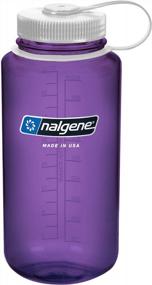 img 4 attached to Бутылка для воды Nalgene Sustain Tritan на 32 унции с широким горлышком - без бисфенола-А, изготовлена ​​из 50% переработанных пластиковых отходов