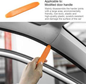 img 2 attached to 🔧 Yellow1 Moly Magnolia Auto Trim Removal Tool Set for Car Panel Door Window - Fastener Remover Pry Tool Kit with Auto Clip