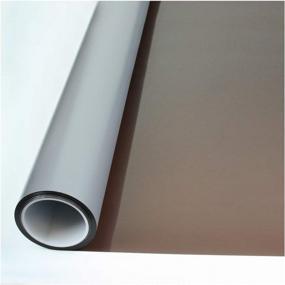 img 2 attached to 24In X 25Ft Bronze Matte Frosted Decorative Window Film MTBR BDF