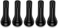 get a durable and easy-to-install set of tire valve stems: ckauto tr413 rubber snap-in (5pcs/bag) logo