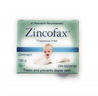 👶 zincofax fragrance-free diaper rash cream 130g: effective prevention and treatment logo