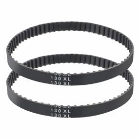 img 4 attached to Pack Of 2 3/8 Inch Industrial Timing Belts From TOPPROS 130XL Series