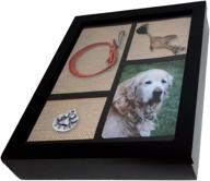 🐾 premium pet urn shadow box - elegant and spacious 9-1/2 by 12-1/2 by 2-1/4-inch design logo