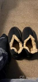 img 7 attached to Уютные тапочки-мокасины из пены с эффектом памяти для мужчин - удобная зимняя домашняя обувь для дома и улицы с теплой ворсистой подкладкой