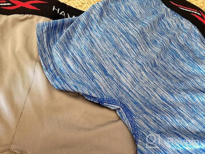 img 1 attached to 🩲 Hanes Boys' Tagless Boxer Briefs, 6-Pack - Breathable and Comfortable review by Richard Bowens