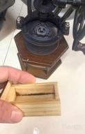 img 1 attached to IMAVO Wooden Manual Coffee Grinder - Cast Iron Hand Crank For Making Mesh Coffee, Decoration & Best Gift! review by Kevin Ilango