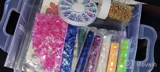 img 1 attached to Level Up Your Resin Crafts With Thrilez Resin Decoration Kit: Featuring Dried Flowers, Glitter Sequins, Mica Powder, Foil Flakes And Epoxy Resin Fillers - Perfect For Jewelry Making And DIY Crafts! review by John Ford