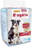 🐶 ruffin' it lil' squirts xxl mega training pads for puppies: ultimate solution for puppy training success logo