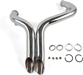 img 4 attached to 🏍️ High Performance 2" Exhaust for Harley Sportster: Ideal for Forward Control Models, including Sportster 1200, 883 Iron, Chrome, and More!