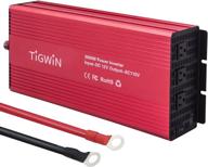 🔌 high-performance 3000w power inverter: modified sine wave converter for home, car, rv - dc 12v to ac 110v with ac outlets logo