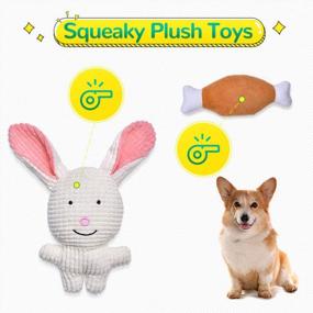 img 3 attached to Feeko Rabbit Plush Toy
