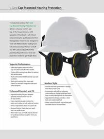 img 2 attached to V-Gard Cap Style Hard Hat Ear Defenders With Improved Comfort And Hearing Protection - Helmet Mountable And Available In Low, Medium, Or High Attenuation Levels