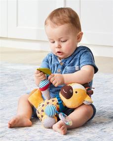 img 2 attached to 🦒 Optimized Search: Skip Hop Bandana Buddies Baby Activity and Teething Toy - Giraffe with Multi-Sensory Rattle and Textures