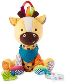 img 4 attached to 🦒 Optimized Search: Skip Hop Bandana Buddies Baby Activity and Teething Toy - Giraffe with Multi-Sensory Rattle and Textures