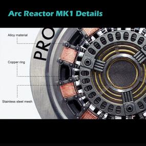 img 2 attached to Дуговой реактор Surkat, вдохновленный Тони Старком, — управляемый через USB светодиодный дисплей с датчиком вибрации и интерфейсом сердца