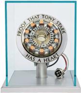 tony stark inspired surkat arc reactor light - usb controlled vibration sensing led display with heart interface logo