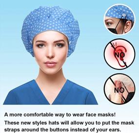 img 2 attached to Stylish And Practical Adjustable Cap For Women With Long Hair - Perfect For Work And Play!