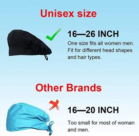 img 3 attached to Stylish And Practical Adjustable Cap For Women With Long Hair - Perfect For Work And Play!