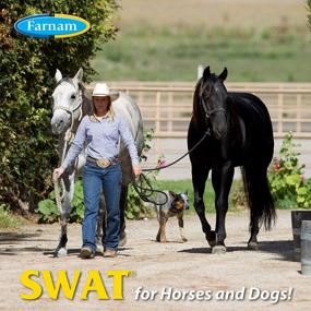 img 1 attached to Farnam SWAT CLEAR Horse Fly Control: защитите лошадей, пони и собак от мух - банка 7 унций
