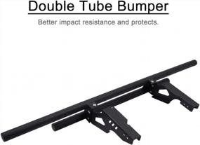 img 1 attached to Polaris Ranger XP 1000/Crew/Diesel Rear Tubing Bumper With Brushguard Wrinkle Black 2018-2022 - Allows Use Of Tailgate & Dump Bed