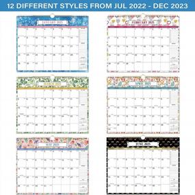 img 1 attached to 2023 Wall Calendar - 15" X 11.5" With Twin-Wire Binding And Hanging Hook, Featuring 12 Unique Themes For January-December 2023