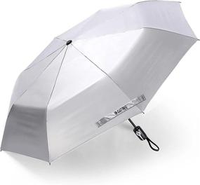 img 4 attached to G4Free 46-дюймовый большой дорожный зонт с автоматическим открытием / закрытием, ветрозащитным и солнцезащитным UPF 50+ защитой от ультрафиолета