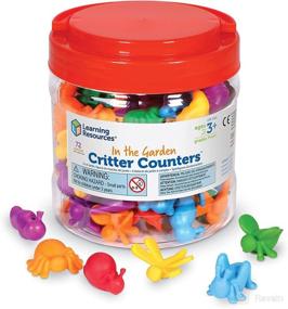 img 4 attached to 🌿 Garden Critter Counters - 72 Pieces, Ages 3+ Learning Resources: Toddler Toys, Math Games for Kids, Math Manipulatives