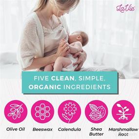 img 1 attached to Lavie Organic Nipple Cream - Breastfeeding & Pumping Balm, 1 oz.